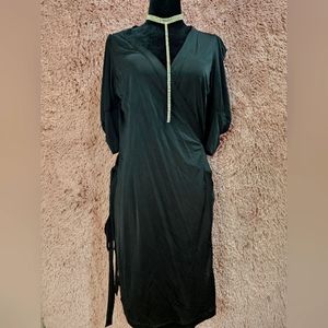 A/X Armani Exchange Black Wrap Dress - Size M